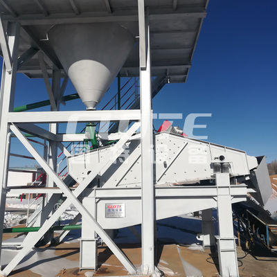 スクリーニングと分離 湿ったシリカ砂の脱水 振動式脱水機
