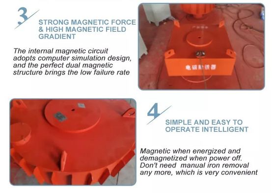 競争力のある高容量 750 KG RCDB 鉄鉱石用の磁気分離器