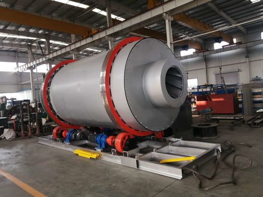 鉱山加工のための鉱物高温シリカ砂ドラム回転ドライヤー