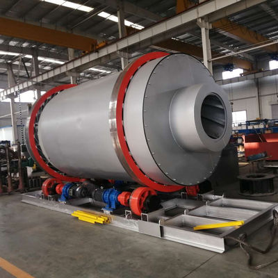 エンジニアの指導下 クォーツ砂の乾燥のための3シリンダー回転砂乾燥機