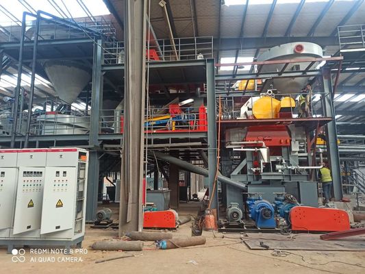 100TPH シリカ砂加工工場 エネルギー採掘における石油破裂砂機