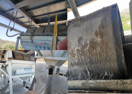異なる容量の回転ドラム トラムルスクリーン 鉱山分離重力分離器