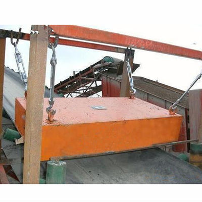 容量0.1-35kg/t/h 高硬度恒久磁気鉄分離機 コンベアベルト用
