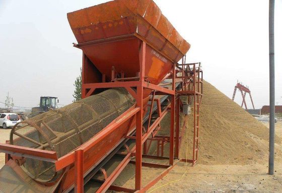 スムーズな動作と大きな容量 2200 KG ロータリー ドラム ドラムスクリーン工業用