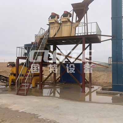 二重スパイラルアトリションセル 二重スパイラル構造のクォーツ砂洗濯機
