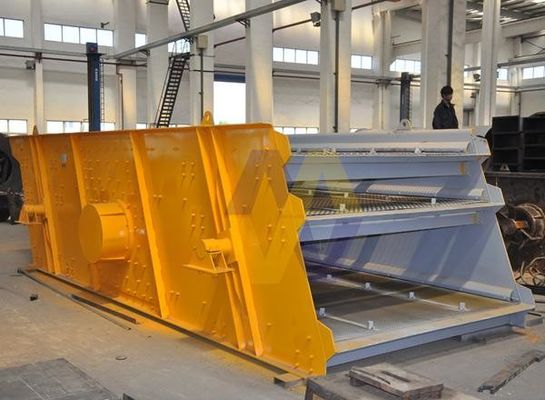 モーター駆動の砂スクリーニングマシン シーブ 振動スクリーン分離器