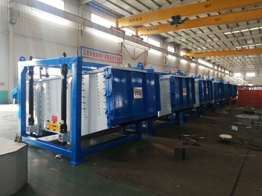 インド市場におけるクォーツ砂シート機械のための180-260r/min周波数振動スクリーン