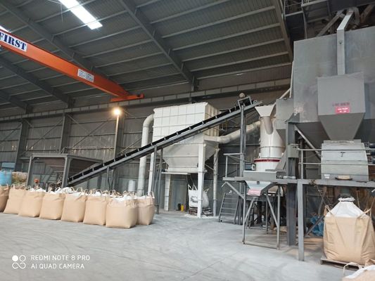 PLC制御シリカ粉末粉砕工場