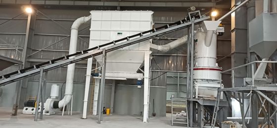 PLC制御シリカ粉末粉砕工場
