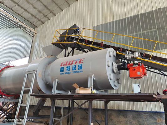SUS304L シリコンサンド 3 ドラム回転ドライヤー エネルギー鉱山産業における長期使用寿命