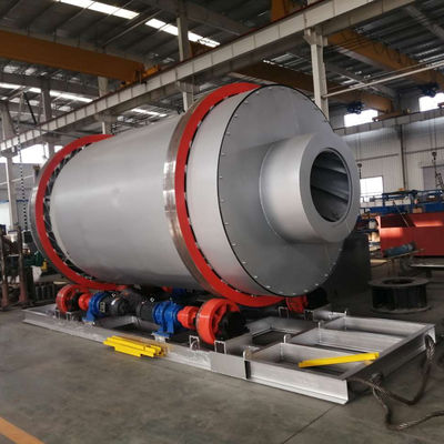 ガス加熱砂 20-40mm 粒状および粉状材料のための3回転ドラムドライヤー