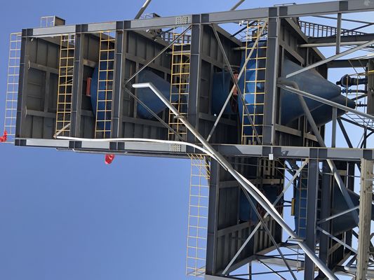 高効率のガラスグレードのシリカ砂加工ライン 砂洗浄工場