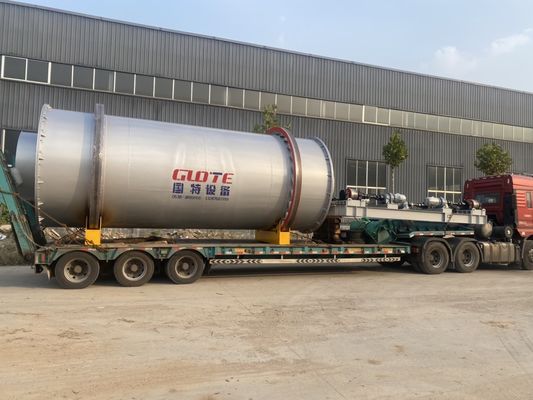 シメント回転乾燥機 ガス加熱 工業 スラム スラッド シリコン砂粘土 ドラム 乾燥機