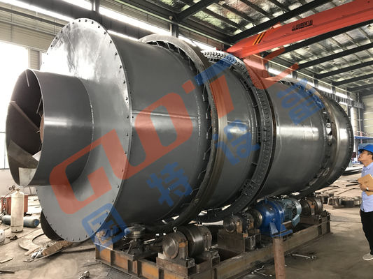 低燃費 3 円筒回転式シリコン砂太鼓乾燥機 ガス給暖用システム