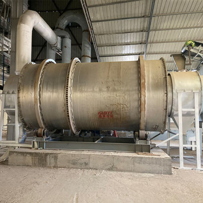 高容量 6-45t/h 多材料ドラム乾燥機 クォーツ砂回転乾燥機