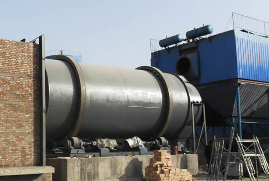 高容量 6-45t/h 多材料ドラム乾燥機 クォーツ砂回転乾燥機