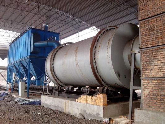 高容量 6-45t/h 多材料ドラム乾燥機 クォーツ砂回転乾燥機