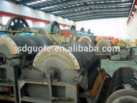シリンダーサイズ 400*600mm 鉄砂加工工場用湿乾ドラム磁気分離機