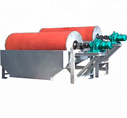 2023 GUOTE 半反電流 濡れた永久磁気ドラム分離器 400*600mm シリンダーサイズ